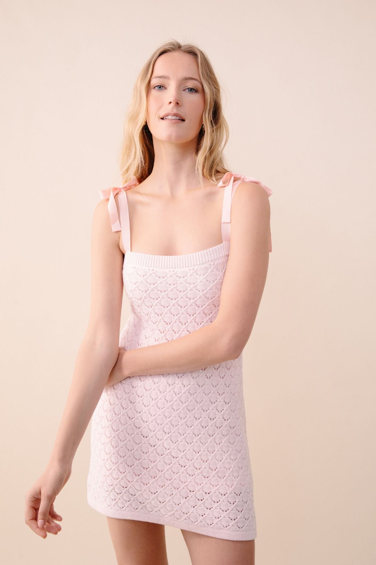 lucy mini dress Lucy White Long Sleeve Mini Dress - US 16