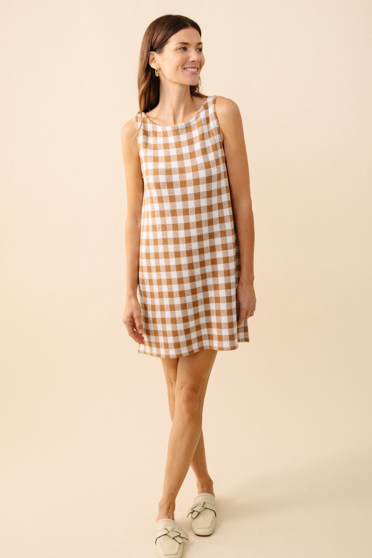 #color_toffee gingham