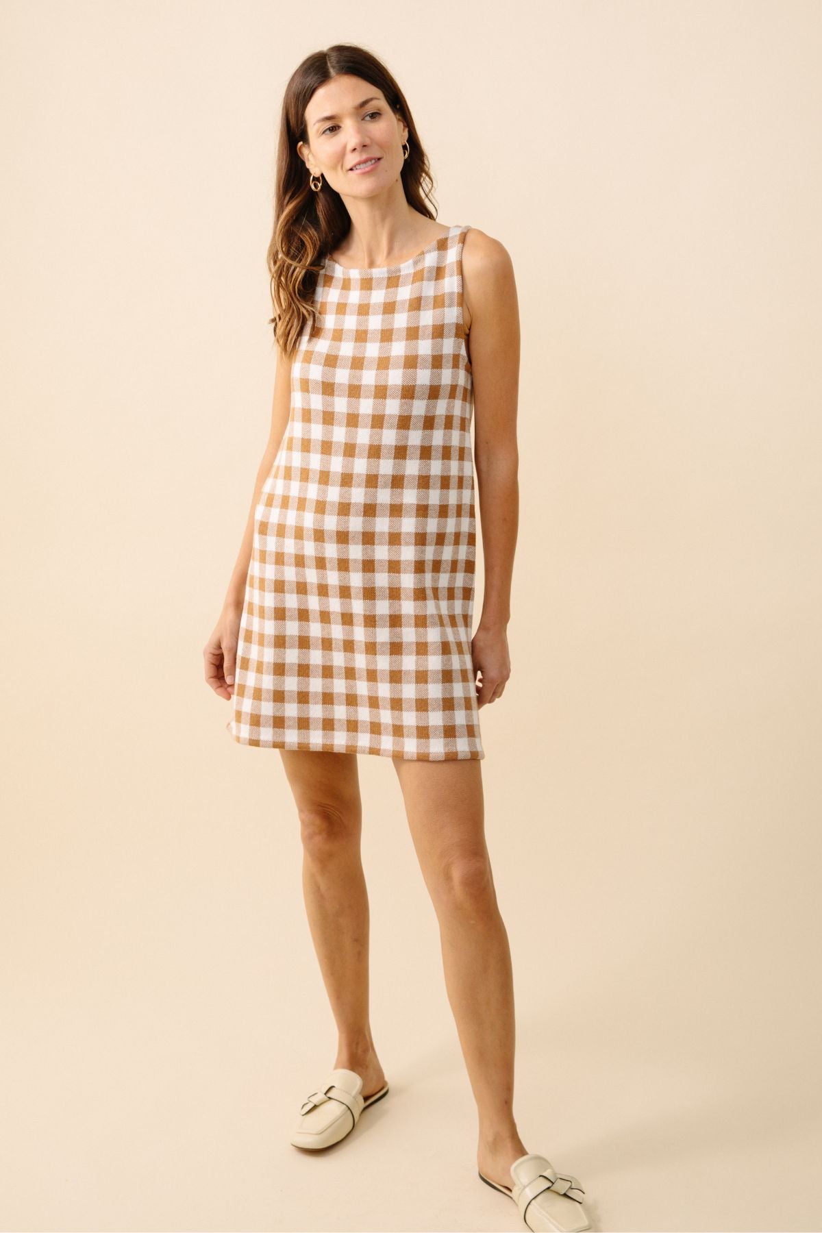 #color_toffee gingham