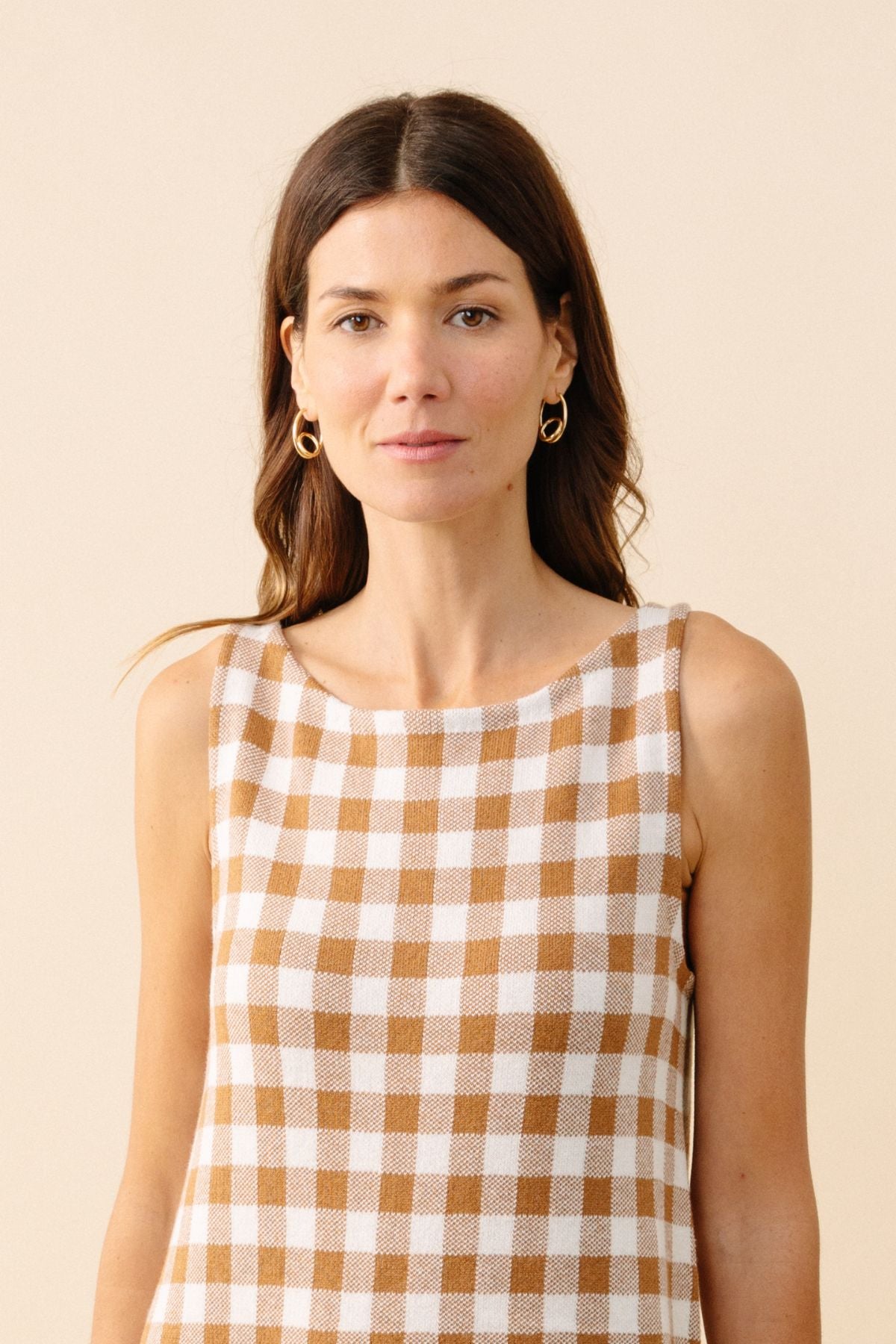 #color_toffee gingham