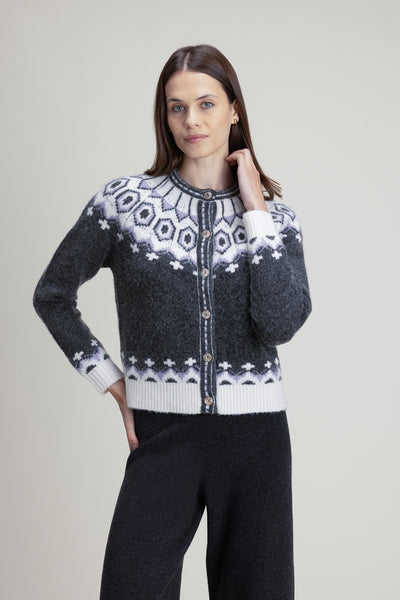英国限定 S.E.H KELLY COTTON KNIT CARDIGAN The Kelly Cardigan