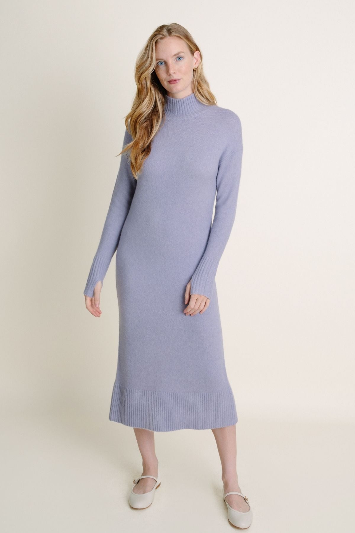 ボーダーズアットバルコニー GRACE SHOULDER WOOL DRESS ボーダーズアットバルコニー GRACE SHOULDER WOOL DRESS