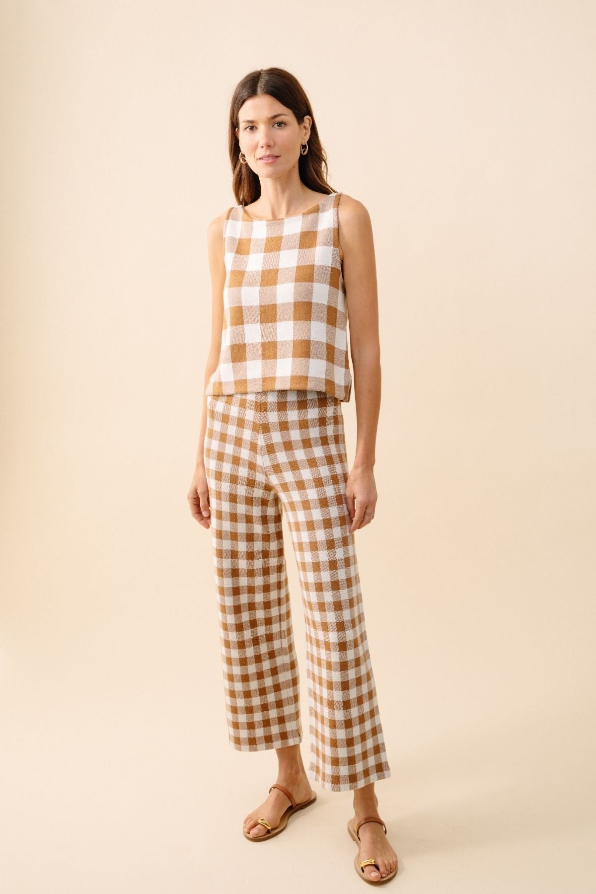 #color_toffee gingham