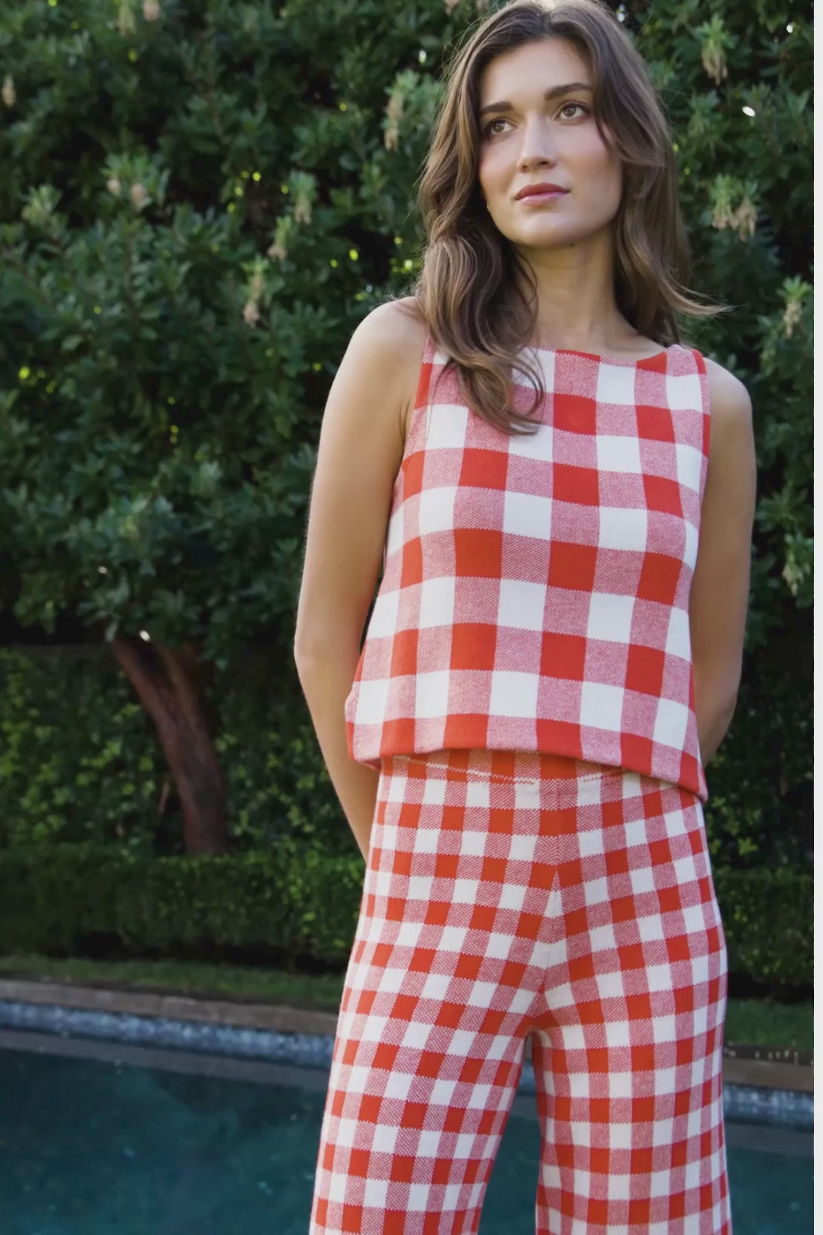 #color_cherry gingham